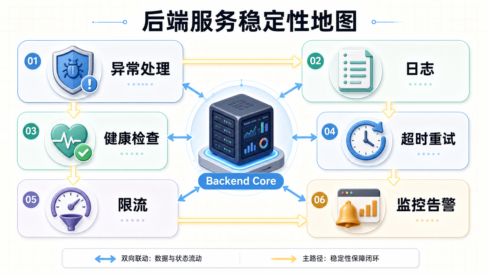 后端服务稳定性地图